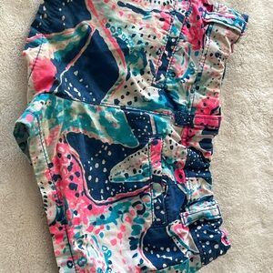 Lilly Pulitzer Pink and Blue Patterned Shorts